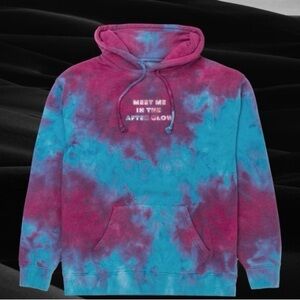 Taylor Swift Lover Era “Meet me in the Afterglow” tie dye hoodie